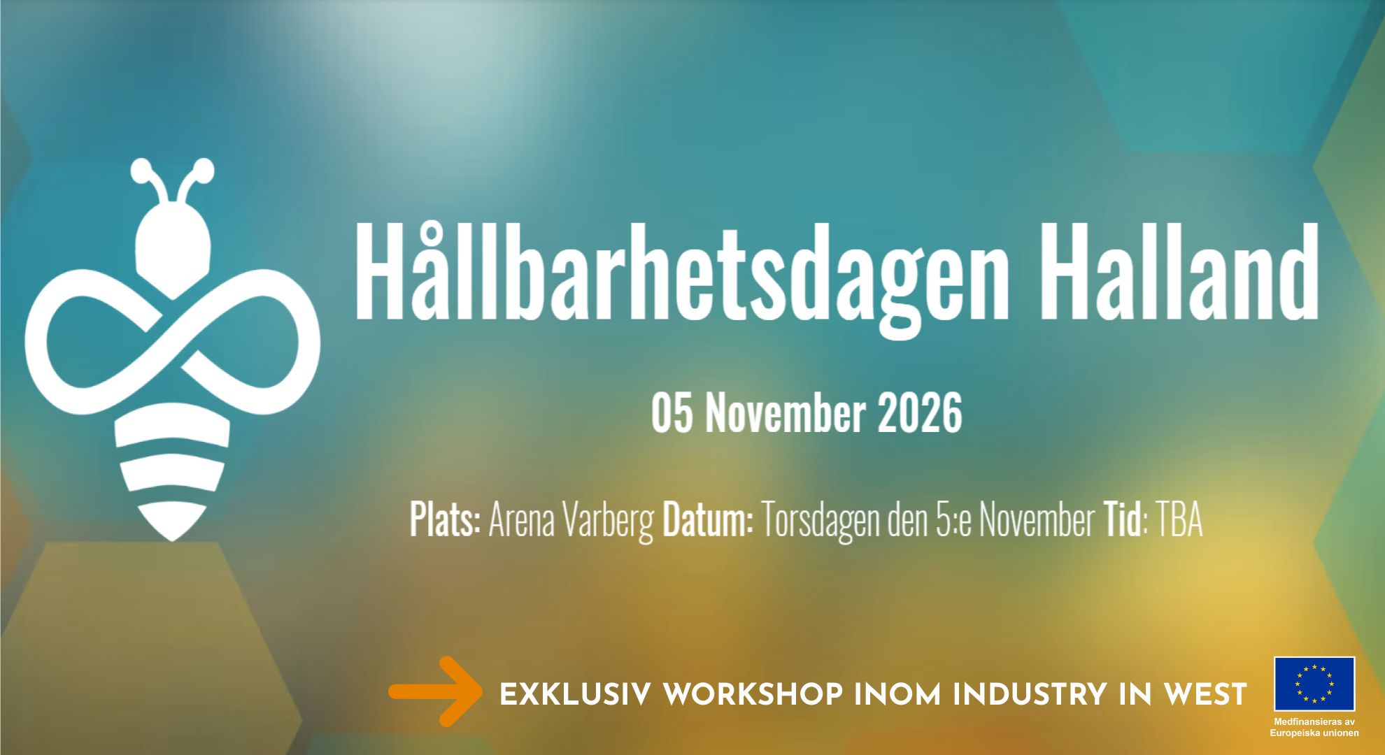 H&aring;llbarhetsdagen Halland med exklusiv workshop inom Industry In West